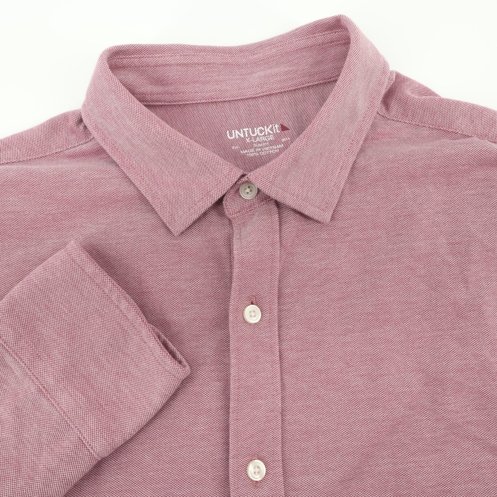 UNTUCKIT Mens X Large Slim Fit Long Sleeve Casual Button Down Shirt‎